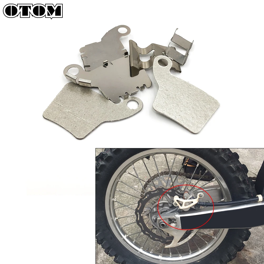 OTOM-Kit de réparation d\'étrier de frein avant et arrière pour moto, goupille de guidage, coussinets d\'isolation à ressort pour Nissan Honda CR125R,