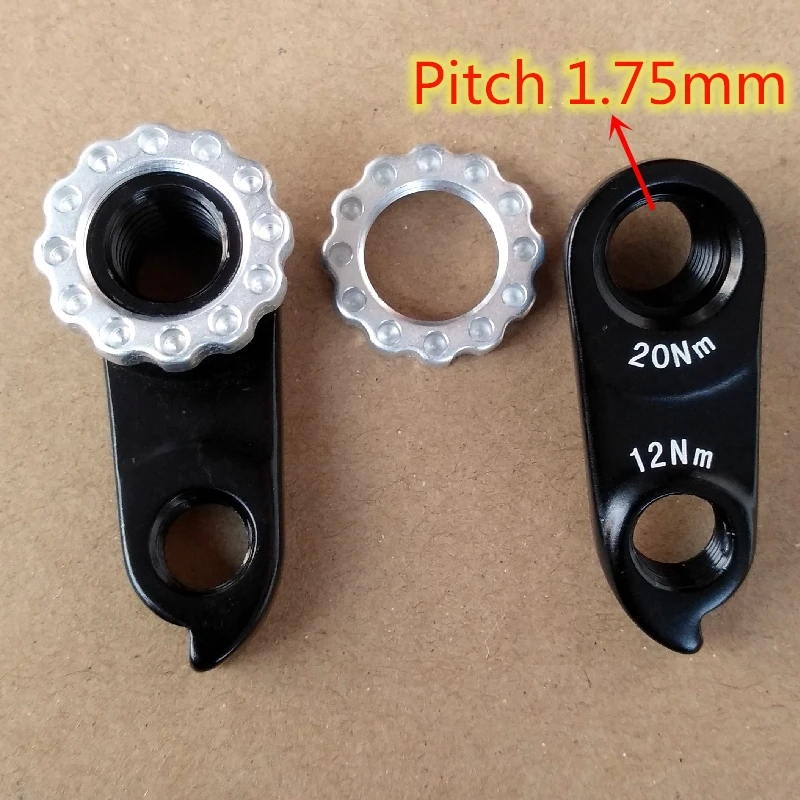 1set Bicycle rear derailleur hanger For KTM Bark 10/20/30/40 KTM Myroon Master ktm axle M12*P1.75 MECH dropout carbon frame bike