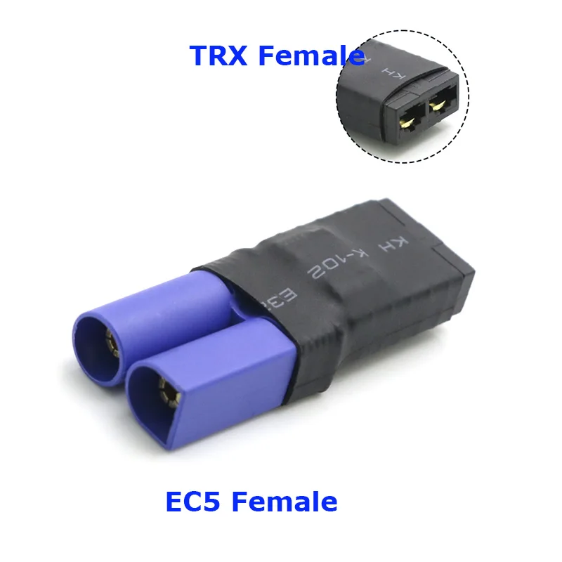 2er-Set Adapter XT30 XT60 XT90 Traxxas T-Stecker Deans EC5 EC3 Buchse auf Stecker HXT 4MM Steckverbinder RC Lipo Akku Steuerungsteile DIY – Detail 12