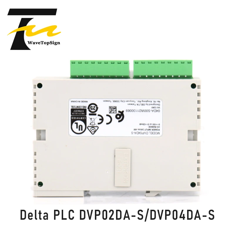 Módulo Programável da Extensão do Plc do Controlador Dvp02da-s Dvp04da-s do Plc do Módulo do Plc do Delta do Wavetopsign