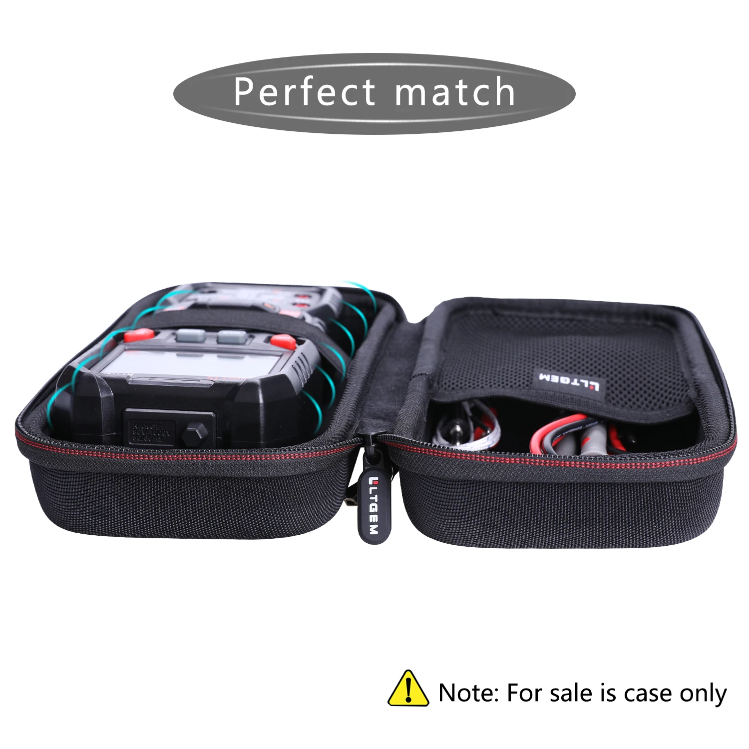 LTGEM Black EVA Hard Case for  KAIWEETS Digital Multimeter(6000 Counts)