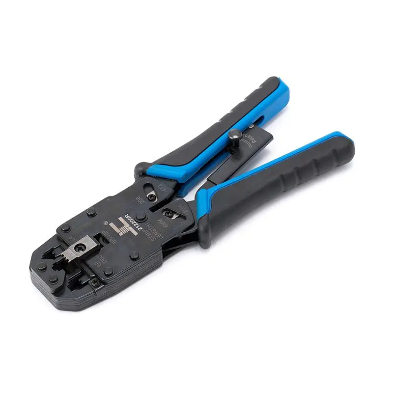 50pcs 10P10C RJ48 RJ50 Connector 10P Network Cable Connector Crimping pliers