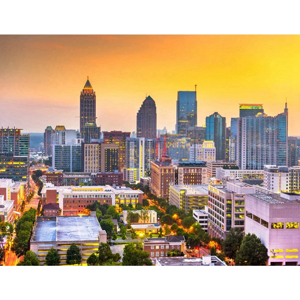 

Пейзаж ГОРОДА ЗДАНИЕ 14CT Вышивка крестом полный комплект вышивка женская рукоделие Рукоделие Спальня Декор комнаты Хэллоуин