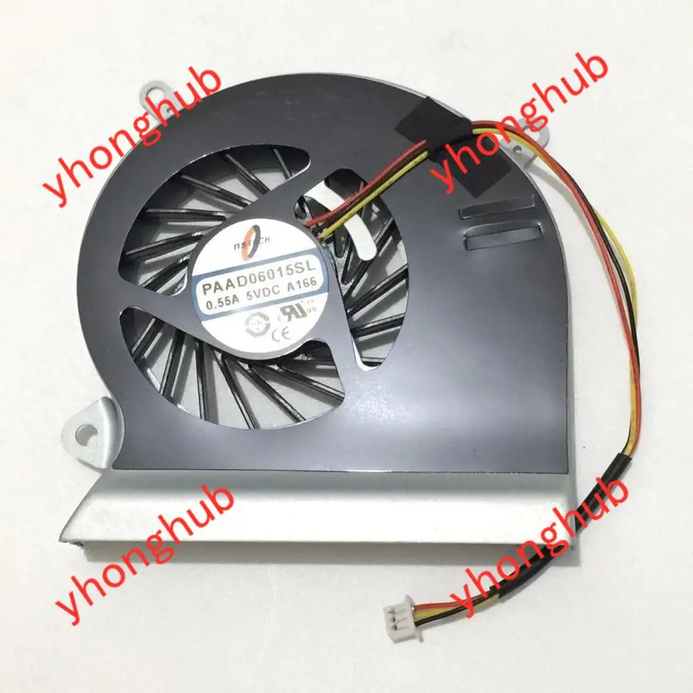 PAAD06015SL GE60 2PE-448XCN 2PE-449XCN DC 5V 0.55A 3 wire Server Frameless Fan