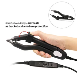 Heat Hair Connector Hair extensions tools extension tongs soldering iron Fusion Iron Heat Hair Connectors Keratin Melt