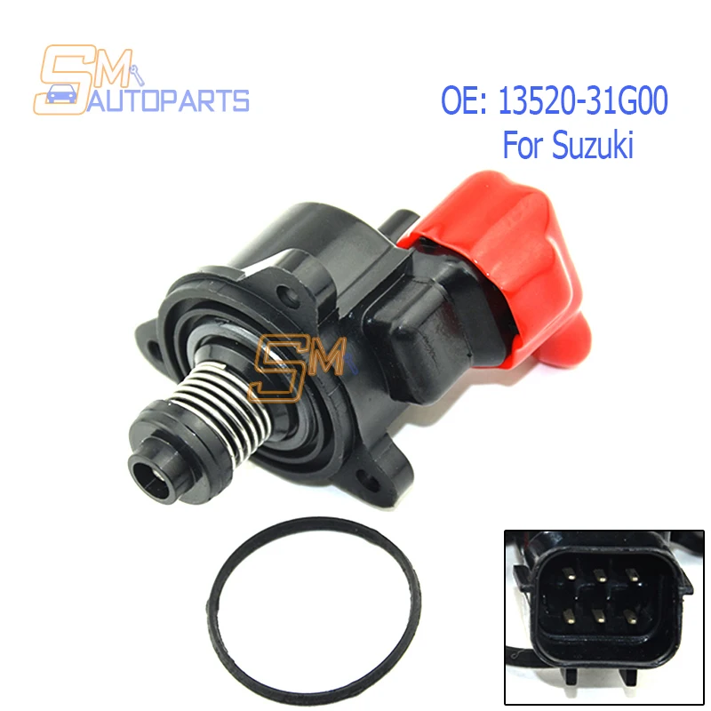 13520-31G00 New Idle Speed Control Valve Stepper IAC For Suzuki KING QUAD 500 750 13520 31G00