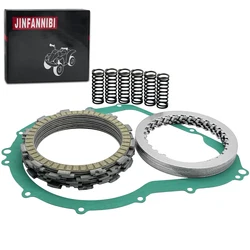Complete Clutch Kit Heavy Duty Springs and Cover Gasket Compatible for Suzuki GSX R600 GSXR 600 GSX R750 GSXR 750 K8 2008-2010