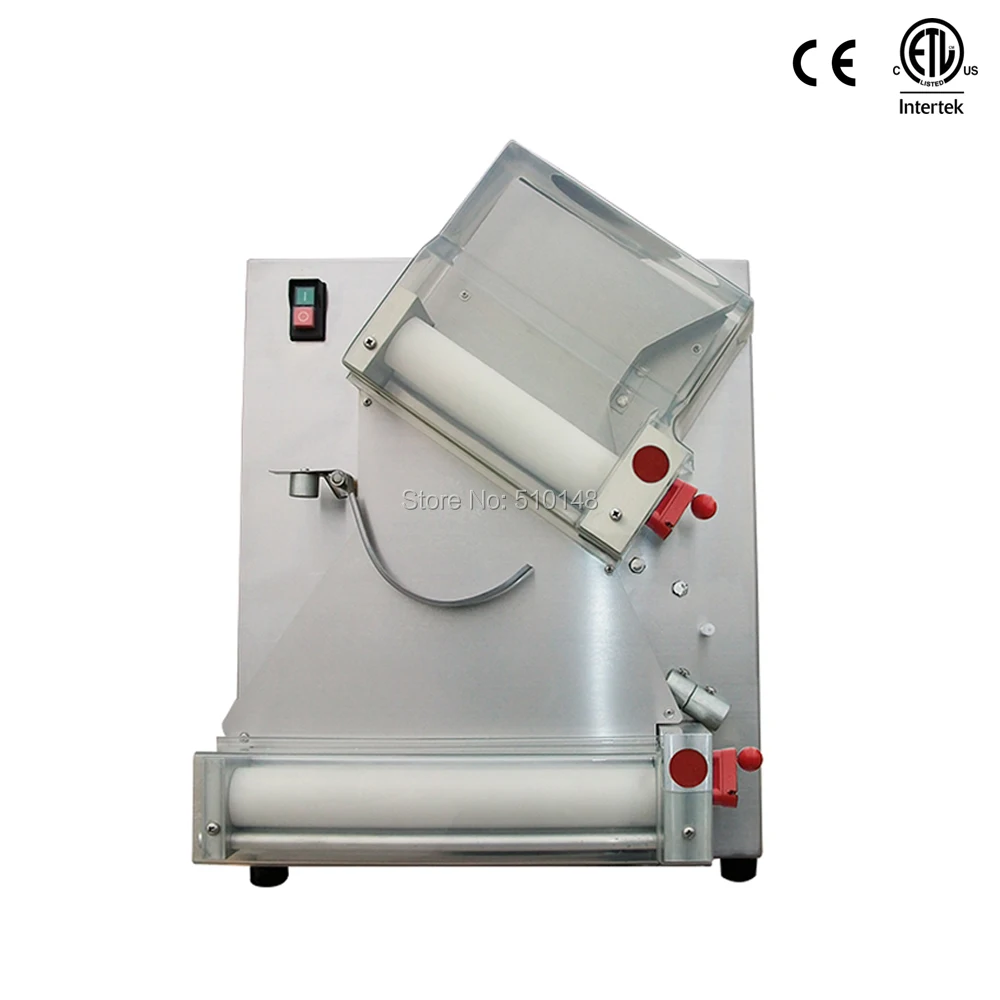 

Electric Dough Roller Commercial 18 Inch 2 Rolls Sheeter Automatic Stainless Steel Pasta Press Machine