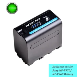 7800mAh NPF970 NP-F960 NP-F970 Battery for Sony NP F970 F960 F770 F750 F550 DCR-VX2100E PD190P MVC-CD1000 HVR-HD1000U NPF