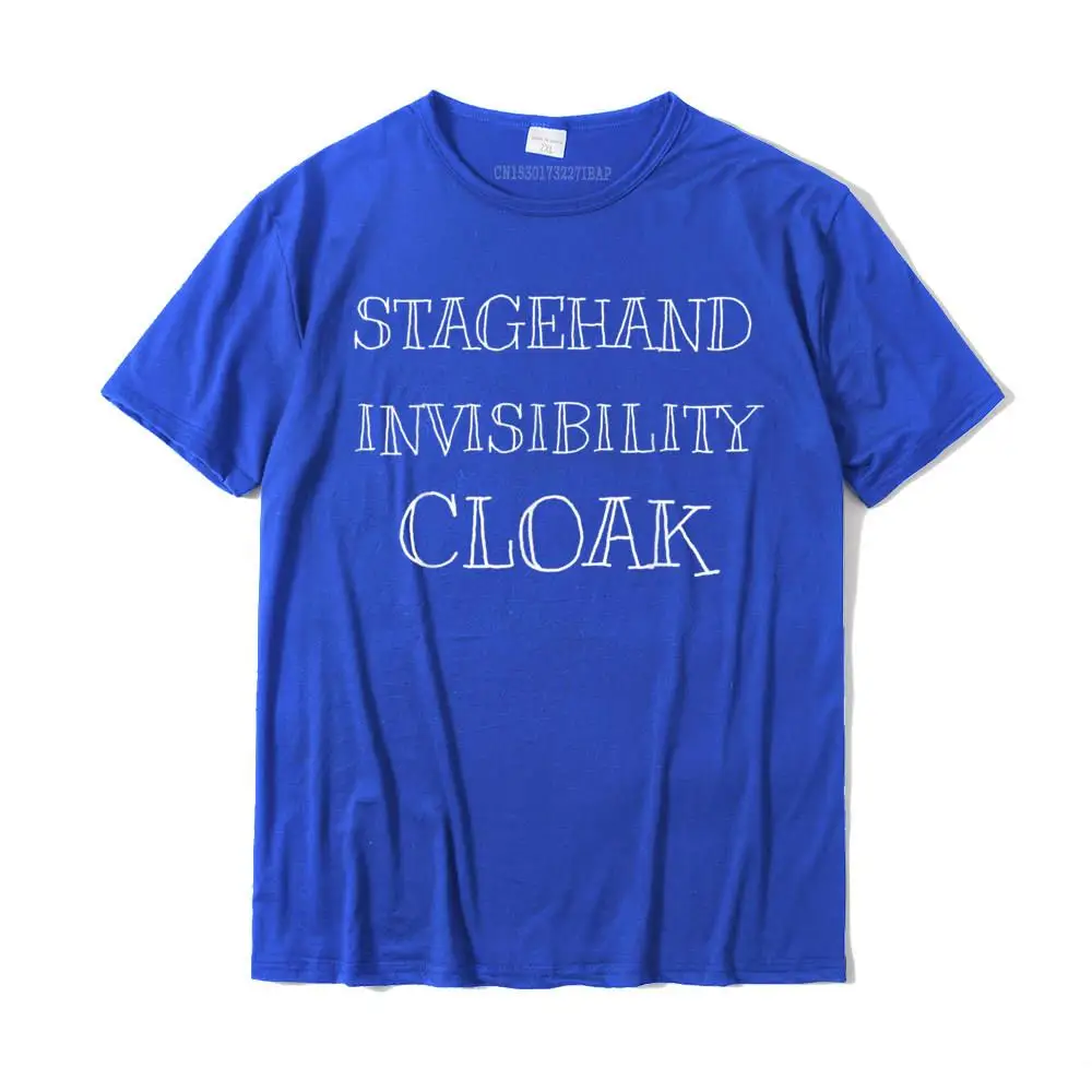 Stagehand Invisibility Cloak Stage Crew Theatre T-Shirt T Shirts Tops Shirt Oversized Cotton Printed Family Men