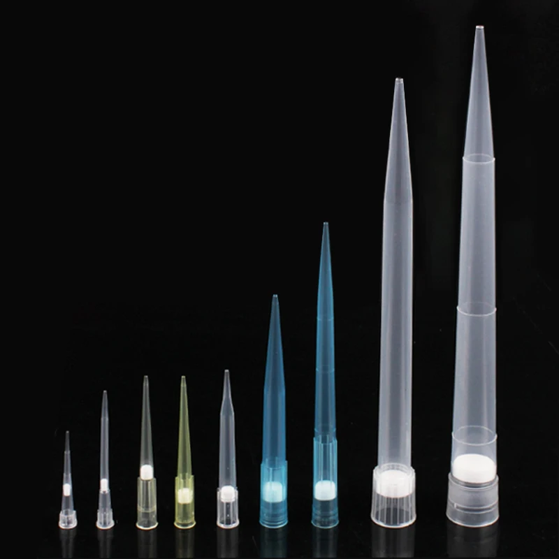 Lab PP Plastic Pipette Filter Tips with Sand Core Filter for Dispensers Micropipette