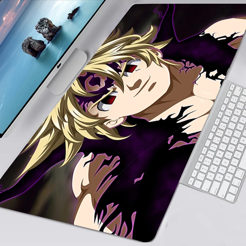 

Kawaii The Seven Deadly Sins Mousepad Gaming Accessories Non-slip Mouse Pad Anime Mausepad Keyboard Mat 90x30 Alfombrilla Raton