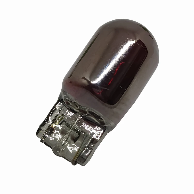 Ampoules halogènes T20 7440 7443 W21W W21/5W, 2 pièces, ambre rouge argent/Chrome, feu de stop arrière pour voiture, lampe de conduite, signaux de direction