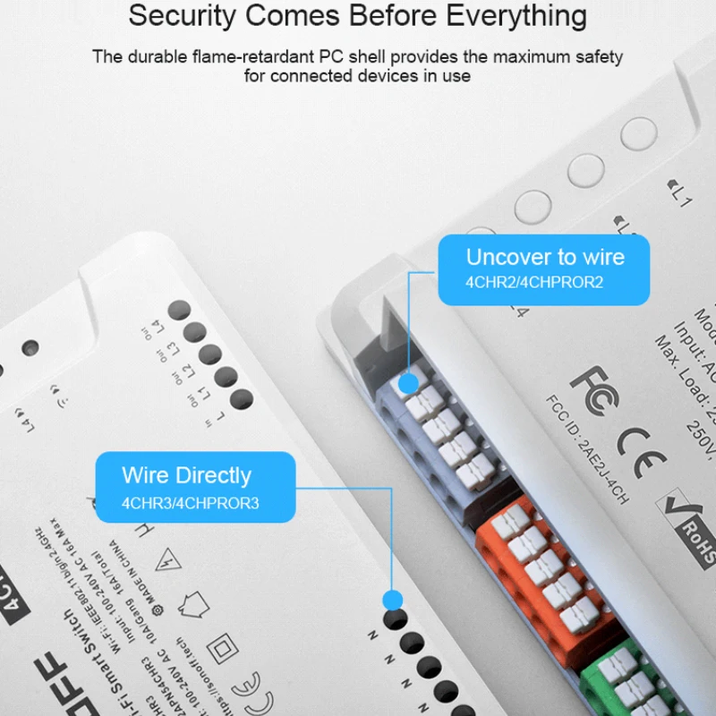 Imagem -06 - Sonoff Wifi Inteligente Controle Remoto 4ch Faça Você Mesmo Interruptor de Casa sem Fio Inteligente Temporizador Interruptor 220v Controle por Iso Android