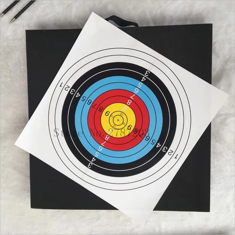 5 PCS /Lot Profession Archery Targets Bow Arrow Gauge Shooting Target Paper Traditional Shooting Outdoor Sports
