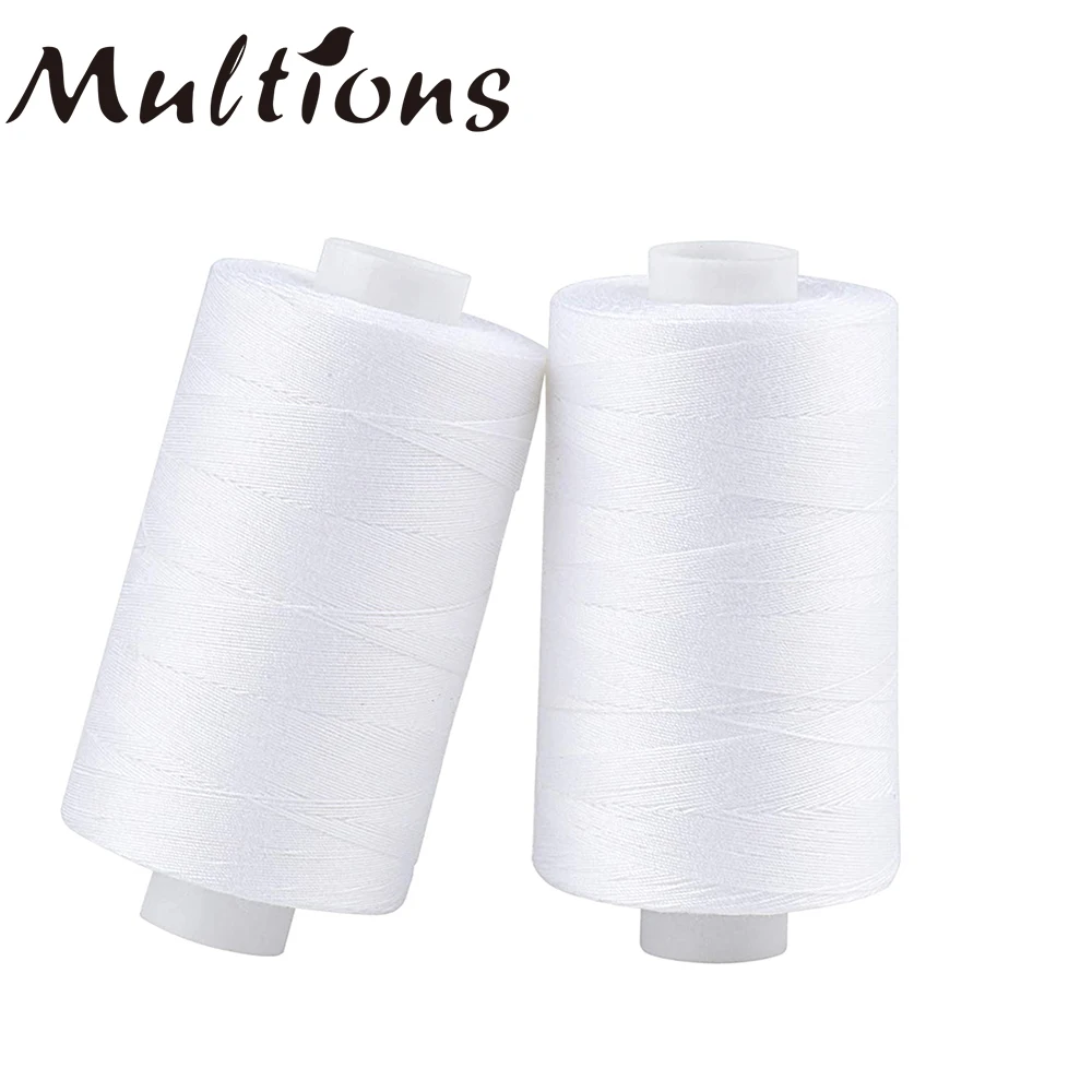 2pcs/Set 500M Sewing Thread Works For Hand & Machine Sewing Spools Polyester DIY Sewing Black/White