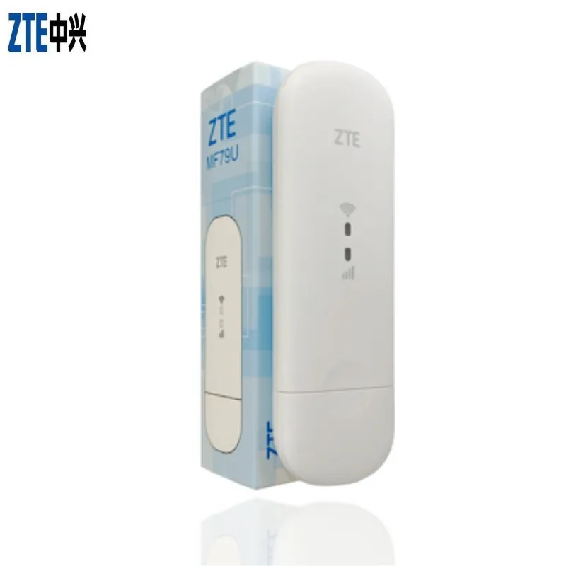 Entsperrt Original Neue 150Mbps ZTE MF79U 4G Modem WiFi Router Dongle Plus 2Pcs Antenne