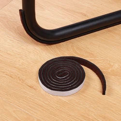 Self Adhesive Felt Furniture Roll Chair Table Leg Cover Sofa Sticker Pads 152cm Furniture Sliding Felt Strip Mat Floor Protector