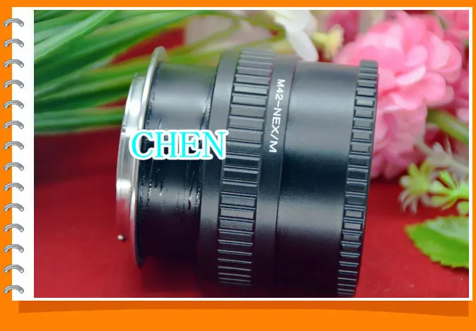 M42-NEX/M Adapter M42 Screw Mount Lens to SonyE Mount Adapter NEX Macro Focusing Helicoid NEX-3, NEX-5, A5000, A6000, A6300