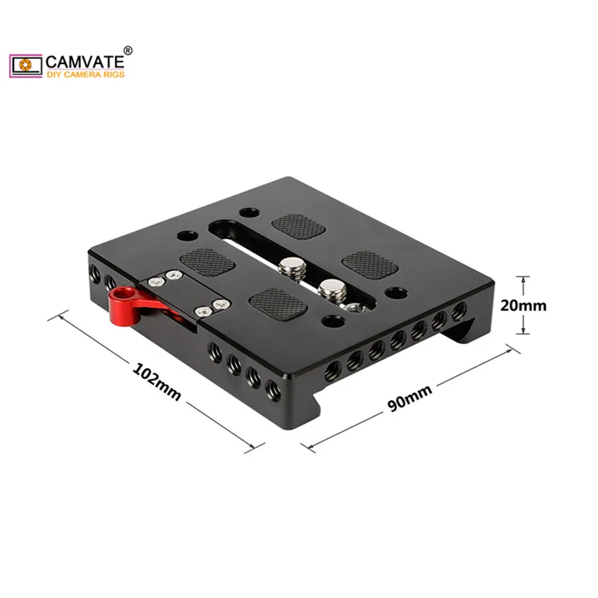 CAMVATE Quick Release Camera Baseplate ARRI Plate With 3/8\