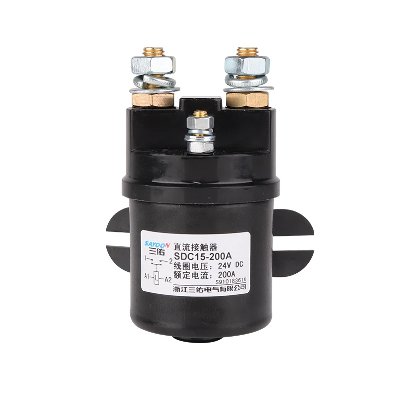 SDC15-200A-HW;HP;MW;MP,QCC15-200A-HW; dc contactor de corriente continua, contactor eléctrico de corriente continua, Contactor magnético, Control del Motor