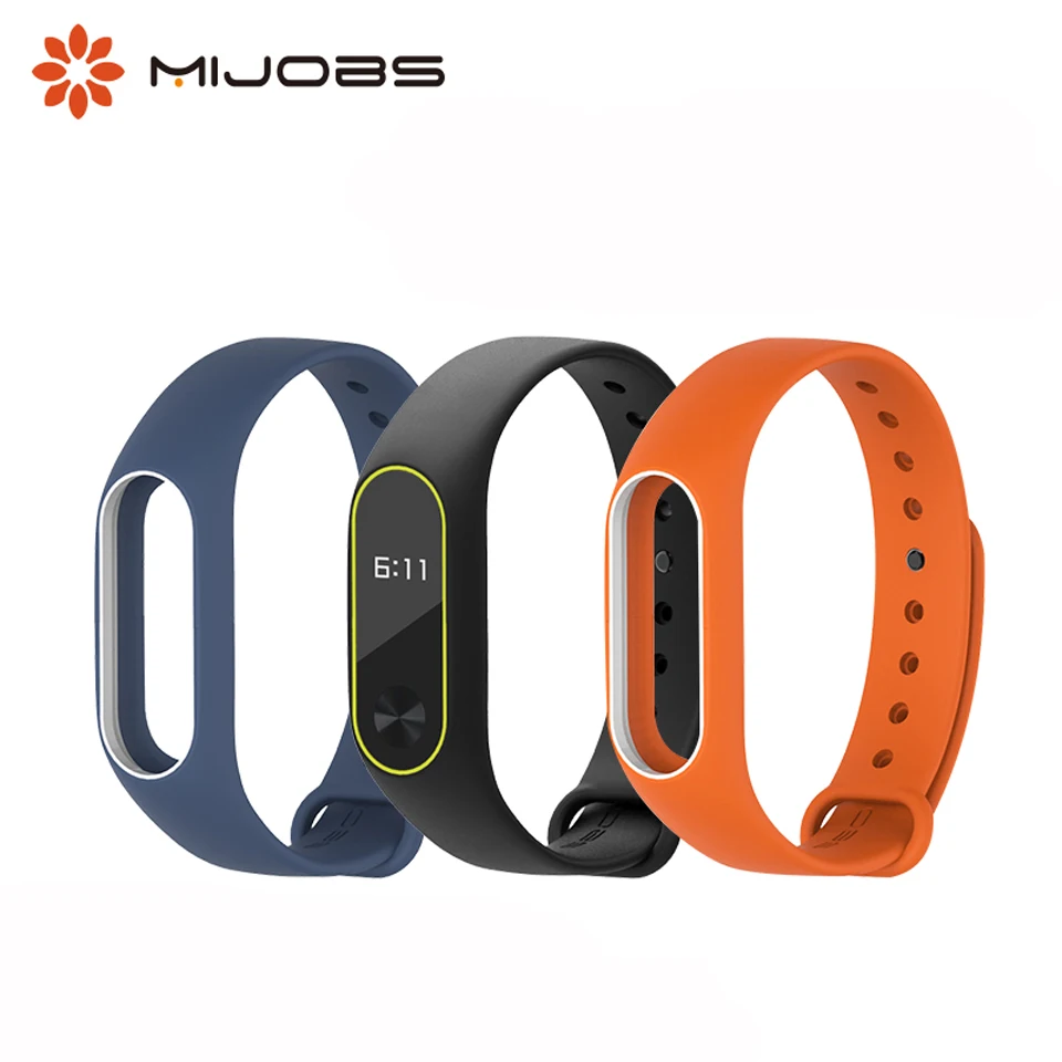 Mi Band 2 용 실리콘 손목 스트랩 Xiaomi miband 2 용 팔찌 액세서리, 스마트 워치 손목 밴드 Mi 2 밴드