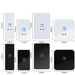 Botón de salida sin contacto infrarrojo para sistema de Control de acceso de puerta, interruptor de liberación de salida sin contacto, 12V, 24V