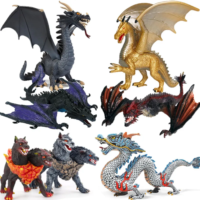 SF 動物シミュレーションモデル飛龍キメラケルベロス伝説動物固体