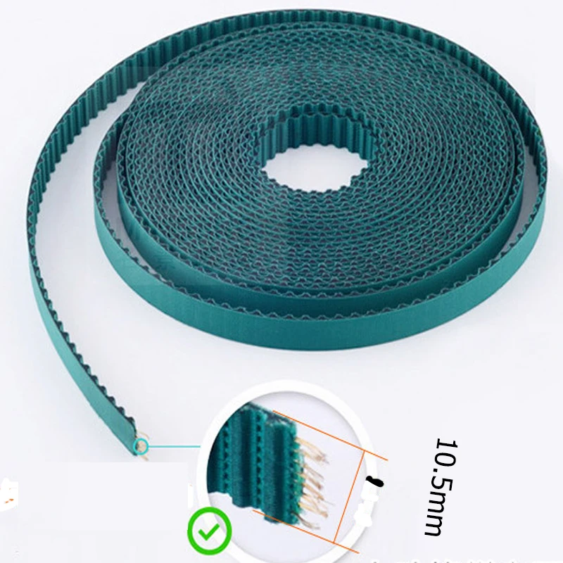 10.5MM Electric Rubber Belt for Dooya,Somfy,Aqara ,Xiaomi Smart Motorized Curtain Track Rails Accessories for Living room