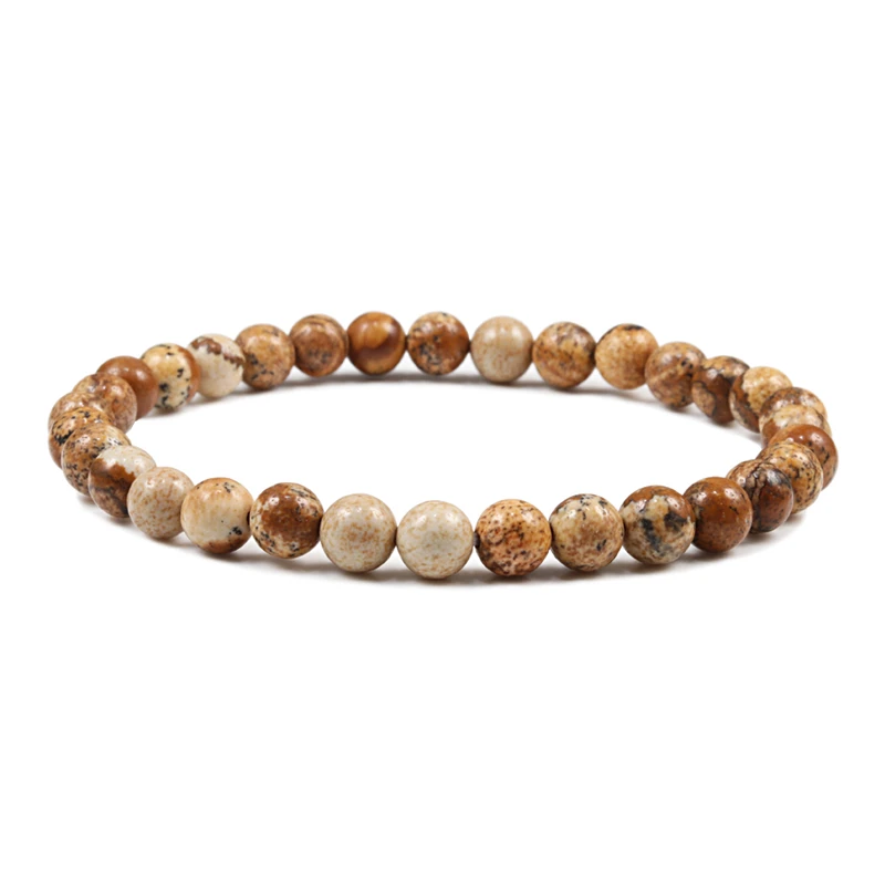 Charm Armband Naturstein Perlen 6/8/10mm Vulkanische Lava Tigerauge Perlen Elastische Armbänder Für Männer Frauen schmuck Pulsera hombre