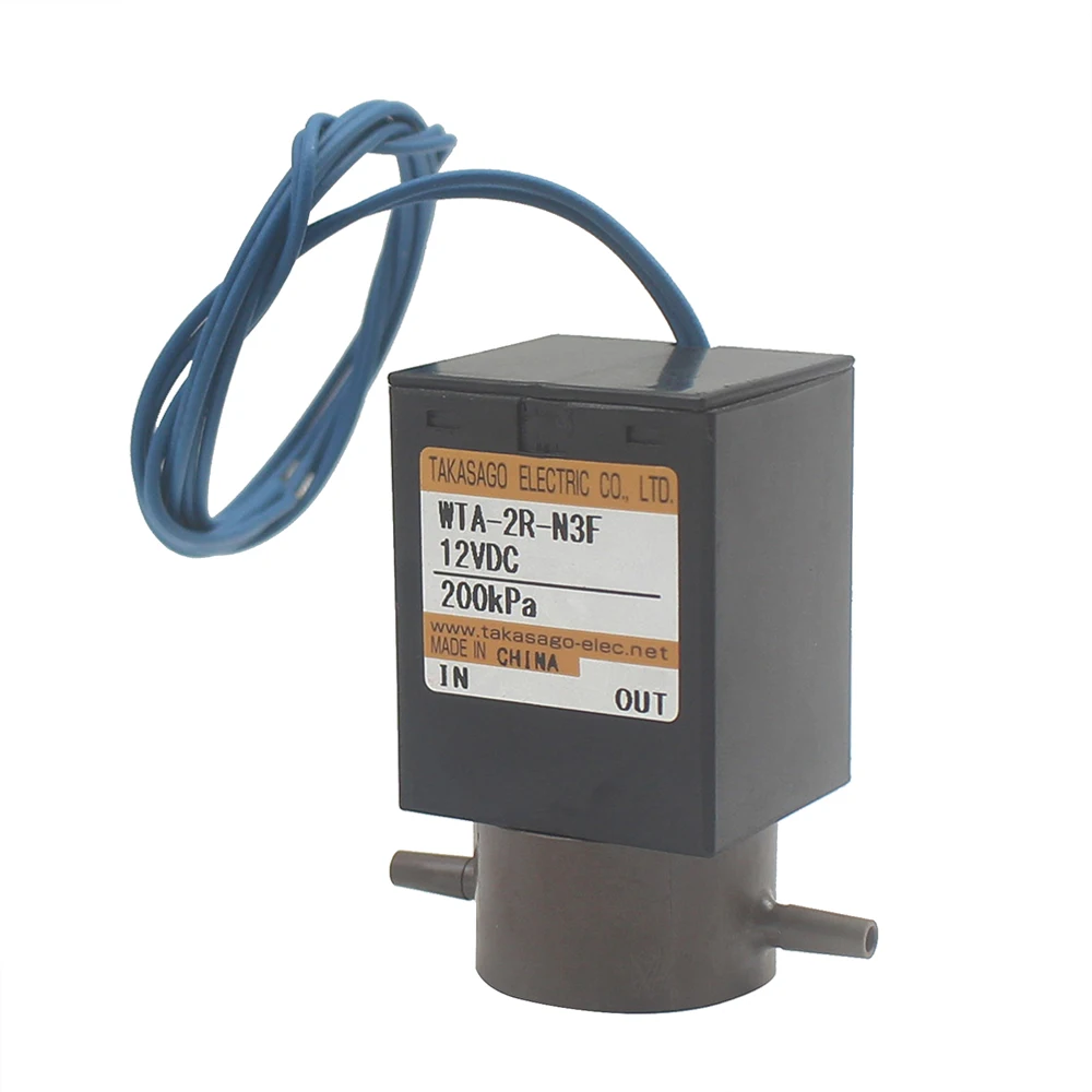 DC12V WTA-2R-N3F 200kpa TAKASAGO Electromagnetic Solenoid Valve Diaphragm Valve protection laboratory equipment