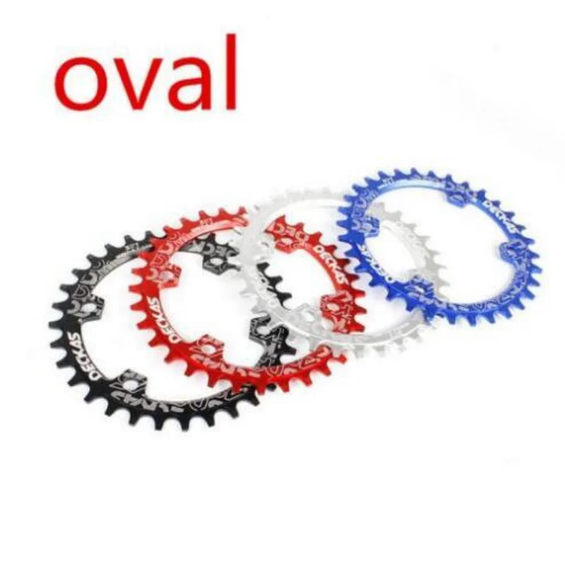 Deckas Oval 96BCD Chainring MTB Mountain 96BCDS Bike Bicycle 32T 34T 36T 38T Crown Tooth Plate Parts For M7000 M8000 M4100 M5100 image 3