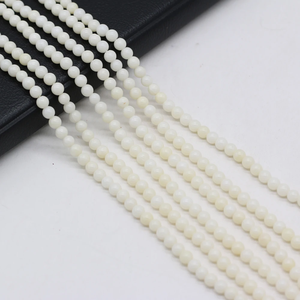 Naturalne korale koraliki kształt zaokrąglony koraliki dystansowe luzem wykwintne zroszony do tworzenia biżuterii DIY bransoletka naszyjnik kolczyki akcesoria