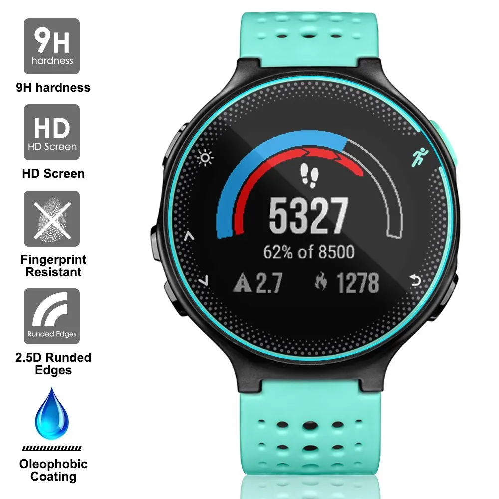 Tempered Glass Protective Film For Garmin Forerunner 220 230 235 620 630 735XT Watch Screen Protector Film