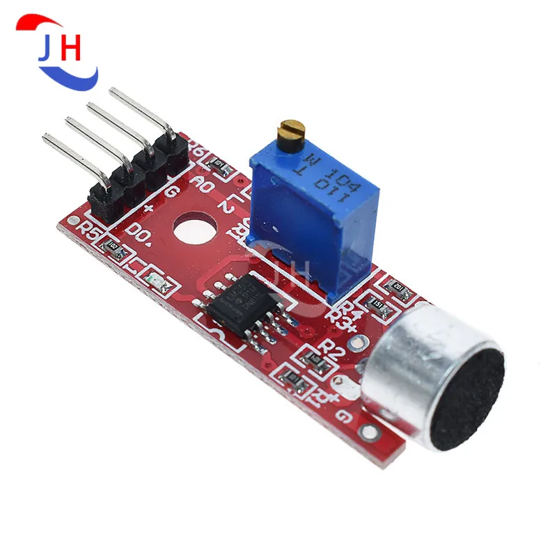 1 قطعة KY-037 KY-038 ذات حساسية ميكروفون DC 4-6V استشعار وحدة الصوت وحدة متوافق مع اردوينو KY 037 KY038