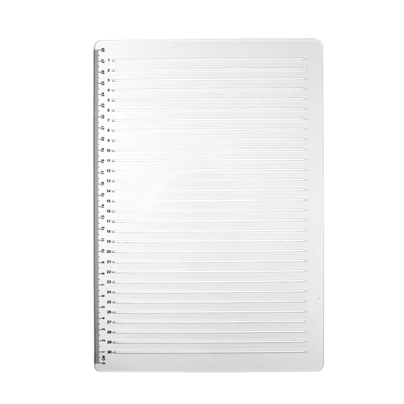 Strumento ausiliario Post-laurea Extrance Esame Linea Retta Speciale Righello Morbido/Duro 8/9/10mm Trasparente Righello piazza Righello Forniture