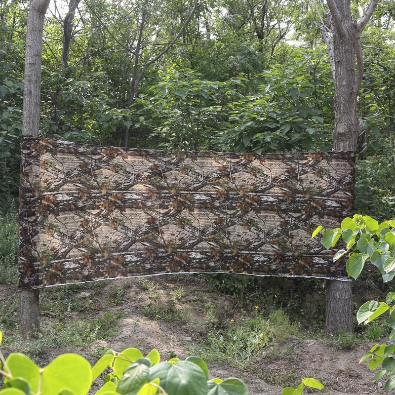 Red de camuflaje 300D, cubierta de toldo de 1,5 metros de ancho, tela de malla, red de sombra, decoración de patio al aire libre, decoración de valla de jardín