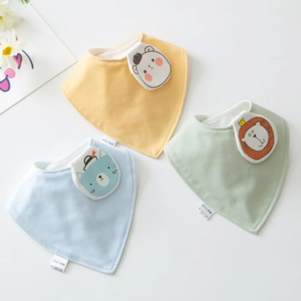 3 Pieces/Lot Baby Bandana Bibs Cotton Triangel Saliva Towel For Newborn Special Baby Boy Girl Feeding Bibs Infant Accessories