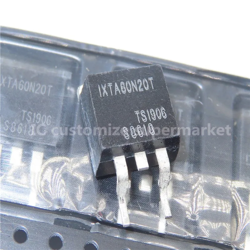 10 قطعة/الوحدة IXTA60N20T إلى 263 200V 60A SMD الصمام الثلاثي