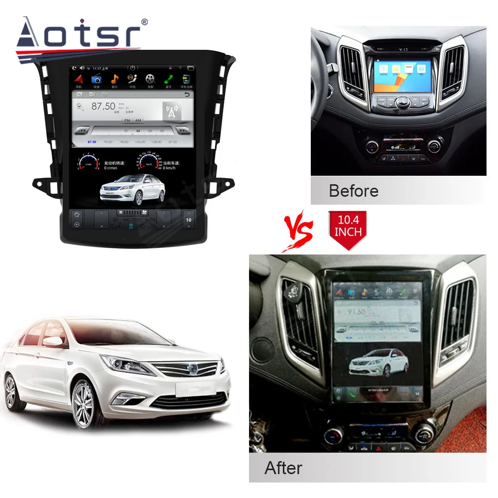 Android 9 PX6 Tesa- For Changan Eado 2016 2017 Stereo Car GPS Navi Multimedia IPS Screen Video Player Radio Audio Auto Head Unit