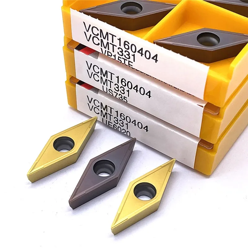 VCMT160404 VCMT160408 MA Vp15tf Ue6020 CNC เครื่องมือ35องศาเพชรเครื่องมือเครื่องมือตัดเครื่องมือ VCMT 1604