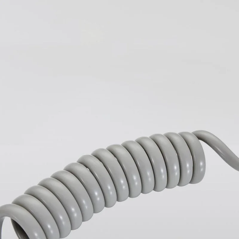 Manguera retráctil Flexible con resorte de 2 piezas, cabezal de ducha, inodoro, bidé, tubería de agua