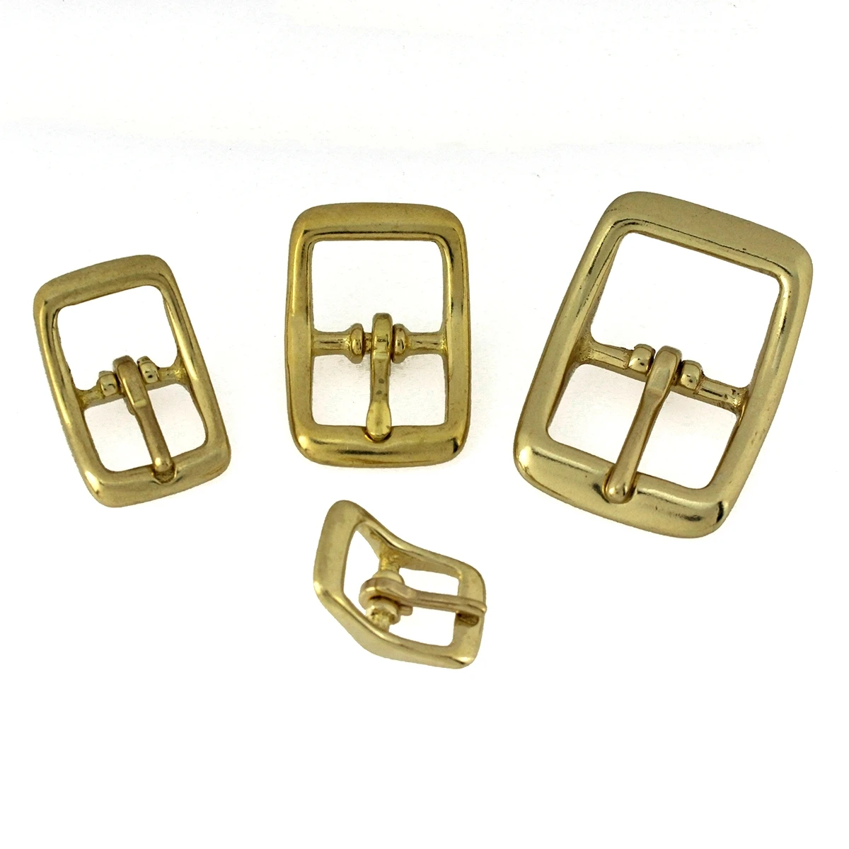 1 x Brass Belt Buckle tri glide single pin Middle Center Bar Belt Buckle for leather craft bag strap horse bridle halter harness