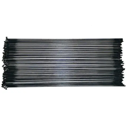 Light Pillar TB2015 14G Round Spokes Black PSR Triple Butted 2015 Stainless Straight Pull or J bend racing Spokes 4.3g/pc(260mm)