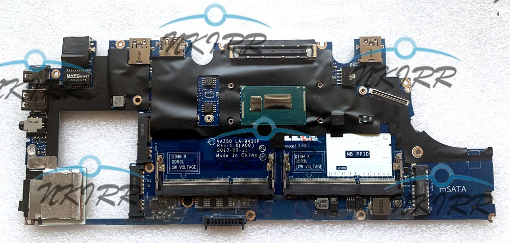 

I7 I5 I3 VAZ50 LA-9431P X9Y17 WJWH8 GMYR8 7RPNV K3P5K JFWDY NM2WF 81ND9 YMDG4 C2TV4 DDR3L for Dell Latitude E7240 Motherboard