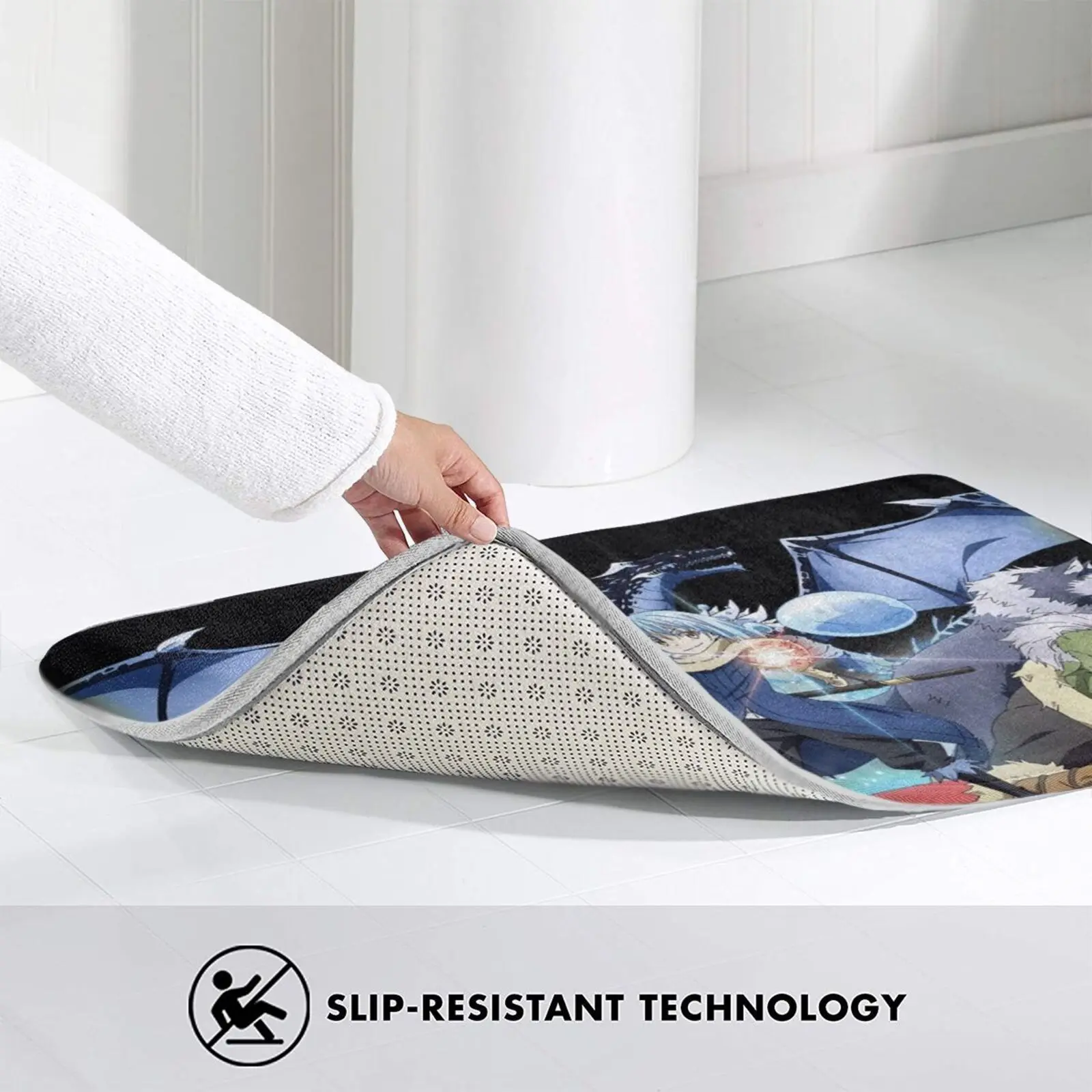 رومورو تيمبيست مع الأصدقاء - هذه الوقت حصلت على تجسدت كحل (تينسورا) حصيرة سجادة سجادة مضادة للانزلاق أرضية لغرفة النوم #4