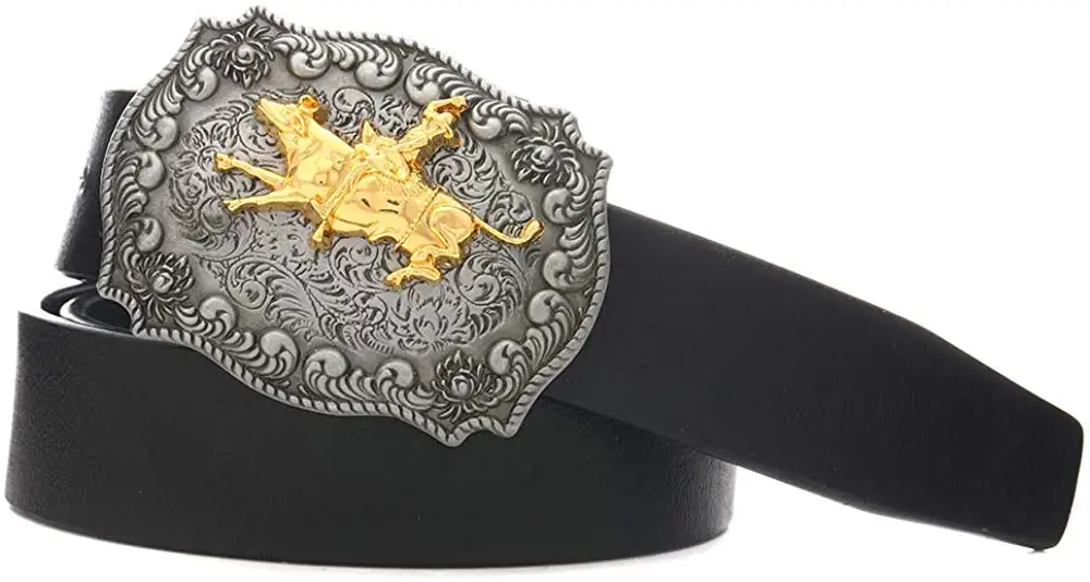 Ride bull steven rectangle shape belt  buckle for man western cowboy buckle without belt custom alloy width 4cm