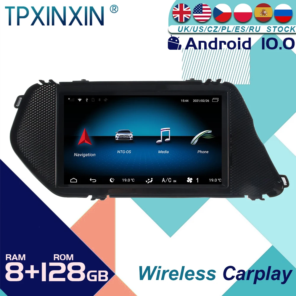 

For Mercedes-Benz GLK 7 inch 13-15 Android 10 Car Stereo Radio with Screen Radio Player Car GPS Navigation Head Unit Carplay