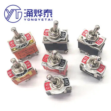 YYT E-TEN1021/1221/1321 rocker arm 1322 forward and reverse power supply 2Pin3Pin4Pin6Pin 2Gear3Gear 223 toggle switch