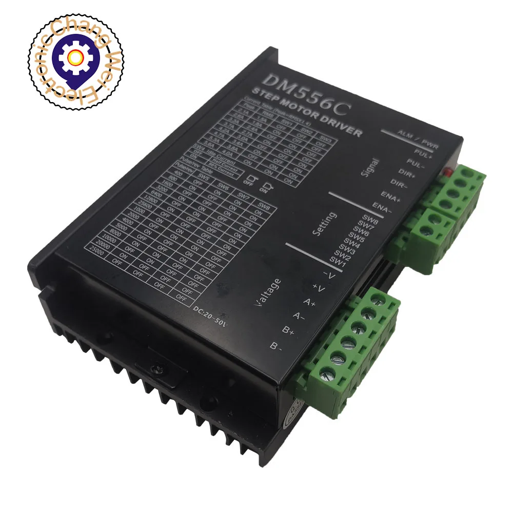 

New product listing，2-phase Digital Stepper Motor Driver DM556C DC20V-50V, with a single power supply, signal 5V-24V universal.